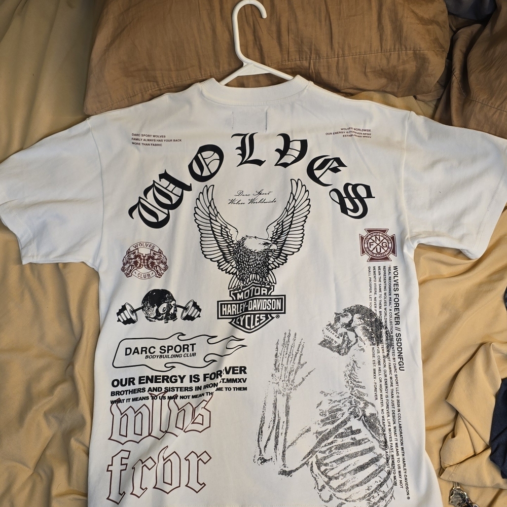 Darc Sport X Harley-Davidson White Wolves Graphic Tee